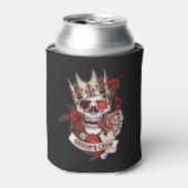 Grooms Crew Skull Bachelor Party Dosenkühler (Kanne Vorderseite)