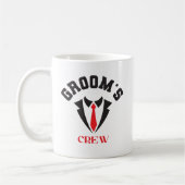 Grooms Crew Trauzeuge Bachelor Party Kaffeetasse (Links)
