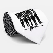 Grooms Crew Trauzeuge Bachelor Party Krawatte (Gerollt)