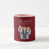 Grooms Crew Trauzeuge Bachelor Party Tasse (Zentrum)