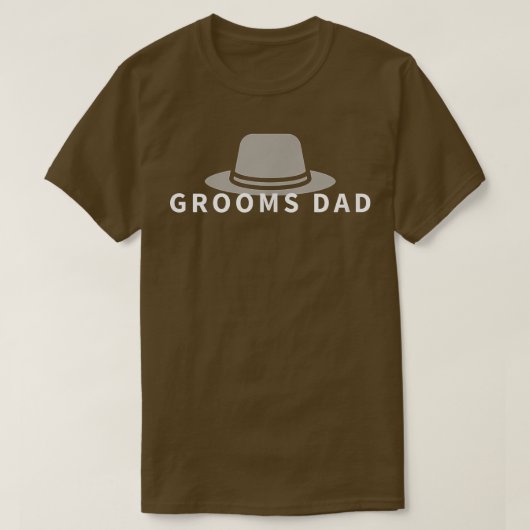 Grooms Dad Wedding Party Father Of The Groom Groom T-Shirt (Design vorne)