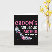 Grooms fabelhafte Mutter Mama des zu wesenden Bräu Karte (Gelbe Blume)