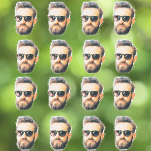 Groom's Face Funny Junggeselinnen-Abschied Face Aufkleber