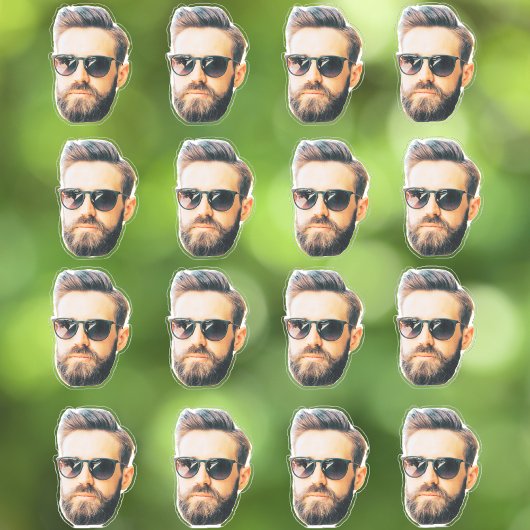 Groom's Face Funny Junggeselinnen-Abschied Face Aufkleber