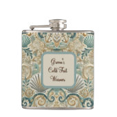 Grooms kalte Füße wärmer Flasche Flachmann (Vorderseite)