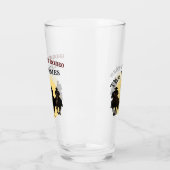 Groom's Last Rodeo Cowboys & Sunset Bachelor Party Glas (Links)
