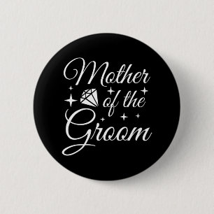 Grooms Mama Ehe Brautparty Mutter der Gr Button