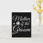 Grooms Mama Ehe Brautparty Mutter der Gr Karte (Gelbe Blume)