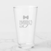 Grooms Man Glas (Rückseite)