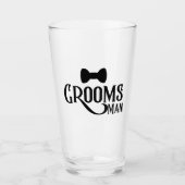 Grooms Man Glas (Vorderseite)
