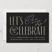 Grooms Moderne Typografie Probe Dinner Einladung (Vorderseite)