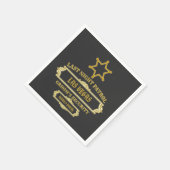 Groom's Security Last Night Patrol Serviette (Ecke)