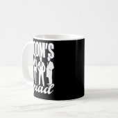 Groom's Squad Team Bride Groom Party Bachelor Kaffeetasse (Vorderseite Links)