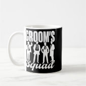 Groom's Squad Team Bride Groom Party Bachelor Kaffeetasse (Links)