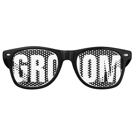 Grooms Swag Party Shades Partybrille (Vorderseite)