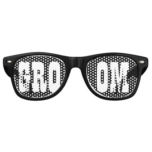 Grooms Swag Party Shades Partybrille (Vorderseite)