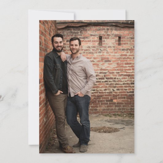 Grooms Wedding Tarot Einladung (Rückseite)