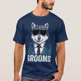 Grooms Wolfpack Bachelor Party Trauzeugen Wedding  T-Shirt