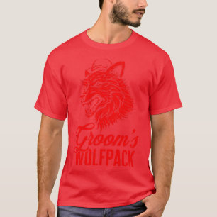 Grooms Wolfpack Trauzeugen Squad Bachelor Party Fu T-Shirt