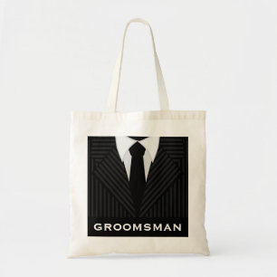 Groomsman Wedding Party Attendant Budget Tote Bags Tragetasche