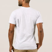 Groomsman Wedding Suited Squad Silhouette Name T-Shirt (Rückseite)