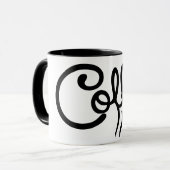 Groomsmen Morning Coffee Mug - Bold Script Wedding Tasse (Vorderseite Links)