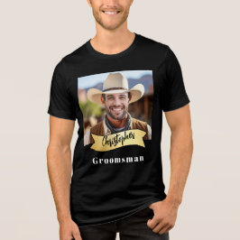 Groomsmen Pint Glass Series: The Lasso Legend Tri-Blend Shirt