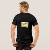 Groomsmen Pint Glass Series: The Lasso Legend Tri-Blend Shirt (Rückseite voll)