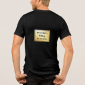 Groomsmen Pint Glass Series: The Lasso Legend Tri-Blend Shirt (Rückseite)