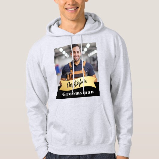 Groomsmen Series: The Fix-It Fella Hoodie (Vorderseite)