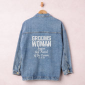 Groomswoman Best Friend of the Groom Wedding Jeansjacke (Hangar)