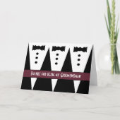Groomswoman Danke - Three Tuxedos (Vorderseite)