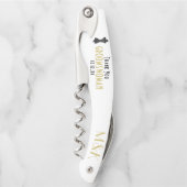 Groomswoman Dankeschön an die Gatsby-Gastgeschenk Kellnermesser (Vorderseite)