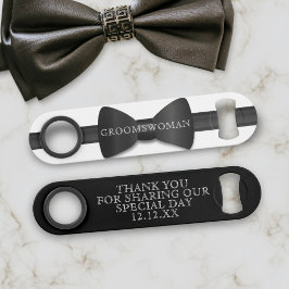 Groomswoman Moderne Gastgeschenk Hochzeit Flaschen Speed Flaschenöffner