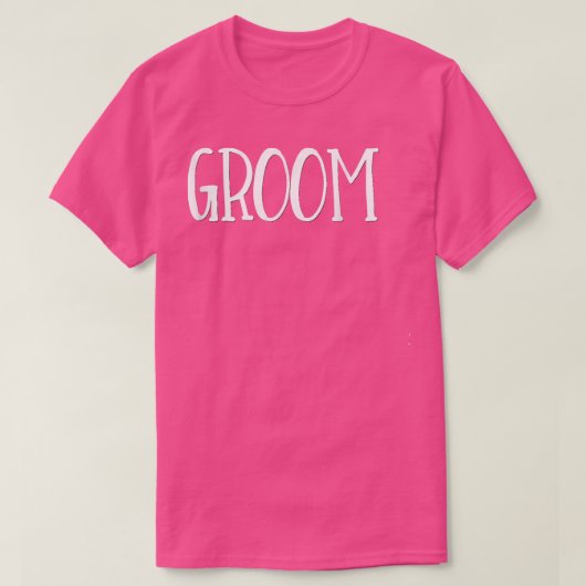 GroomWedding Party Bride Husband Bachelor Party T-Shirt (Design vorne)