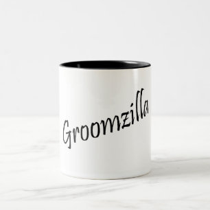 Groomzilla (Schwarzes) Zweifarbige Tasse