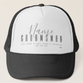 Grooomsman Personalisiert HAMbyWG Truckerkappe (Vorderseite)
