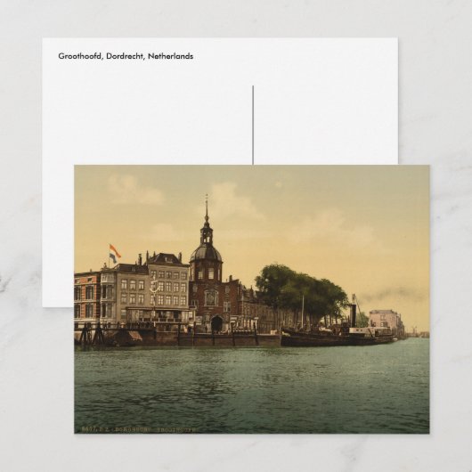 Groothoofd Dordrecht Postkarte (Vorne/Hinten)