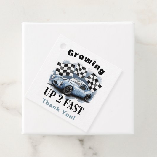 Groove 2 Fast Birthday Party Danke Geschenkanhänger (Beispiel)