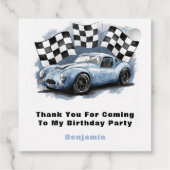 Groove 2 Fast Birthday Party Danke Geschenkanhänger (Rückseite)