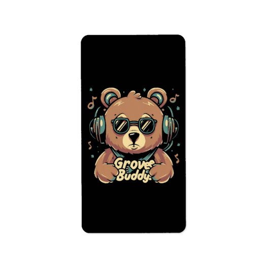 Groove Buddy Adressaufkleber (Vorne)