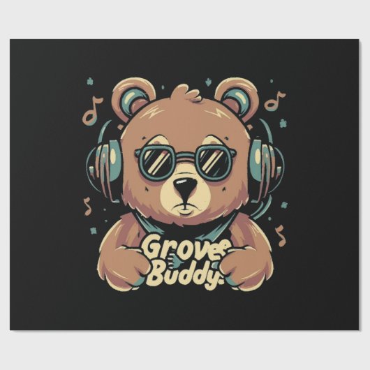 Groove Buddy Geschenkpapier (Flach)
