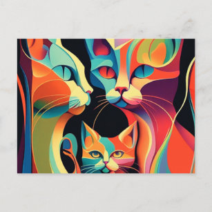 Groove Cats Postkarte