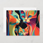 Groove Cats Postkarte (Vorne/Hinten)