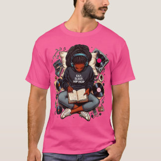 Groove-Erholung isst Schlafstiefel T-Shirt