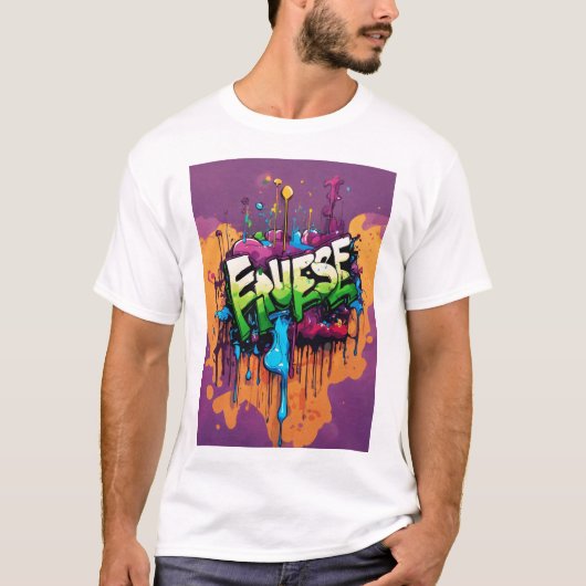 Groove Fusion Fiesta - Retro Funk Grunge Party Ban T-Shirt (Vorderseite)