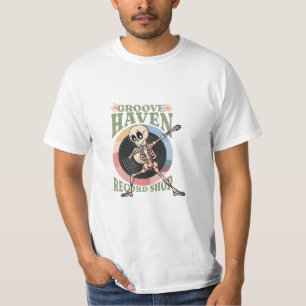 Groove Haven Record Shop - Vintage Vinyl Store-Ins T-Shirt