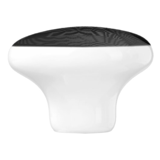 Groove in Nostalgia - Retro Vinyl Record Keramikknauf (Seitenansicht)