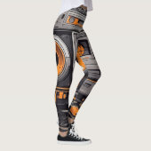 Groove in Style: Retro Boombox Leggings (Rechts)