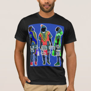 Groove Kings: Vintage afrozentrische Silhouetten M T-Shirt
